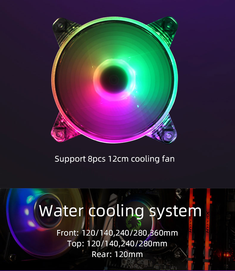 Gamemax Revolt Black Gaming Computer Case